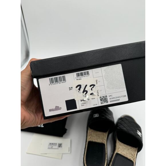 Chanel 2020 Interlocking CC Logo Slides Platforms size 37/7 - Picture 9 of 11